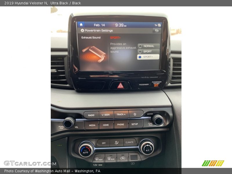 Ultra Black / Black 2019 Hyundai Veloster N