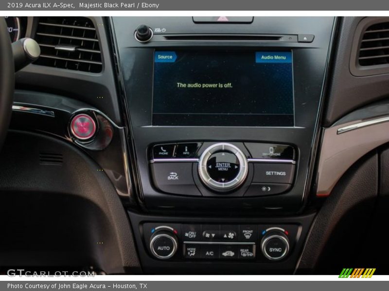 Controls of 2019 ILX A-Spec
