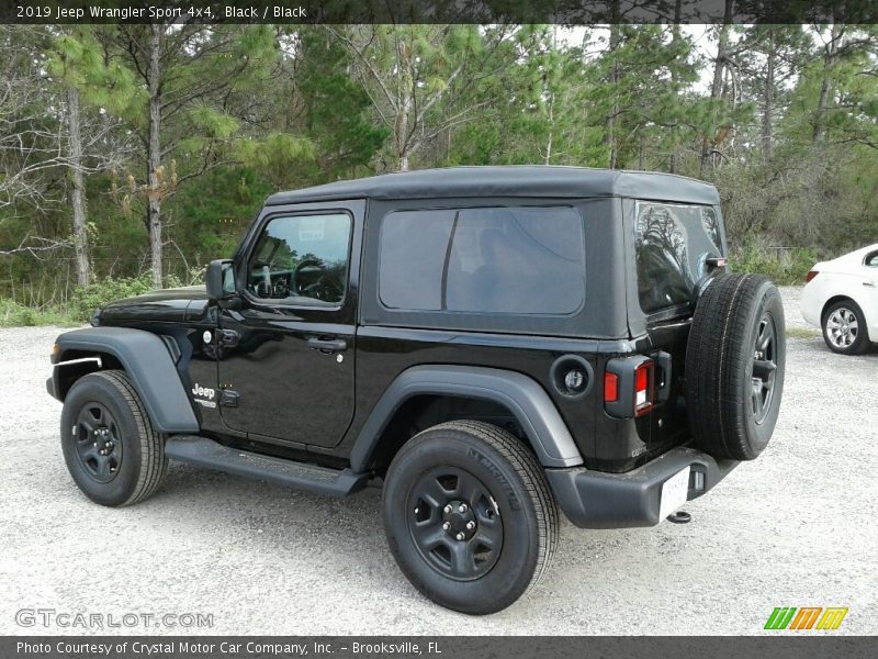 Black / Black 2019 Jeep Wrangler Sport 4x4