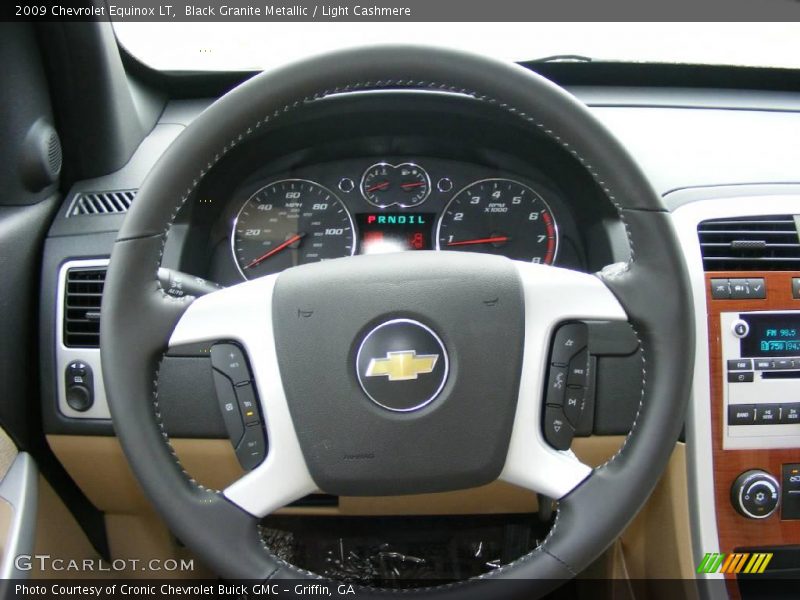 Black Granite Metallic / Light Cashmere 2009 Chevrolet Equinox LT