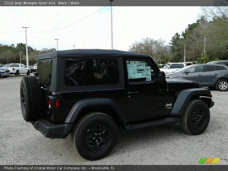 Black / Black 2019 Jeep Wrangler Sport 4x4