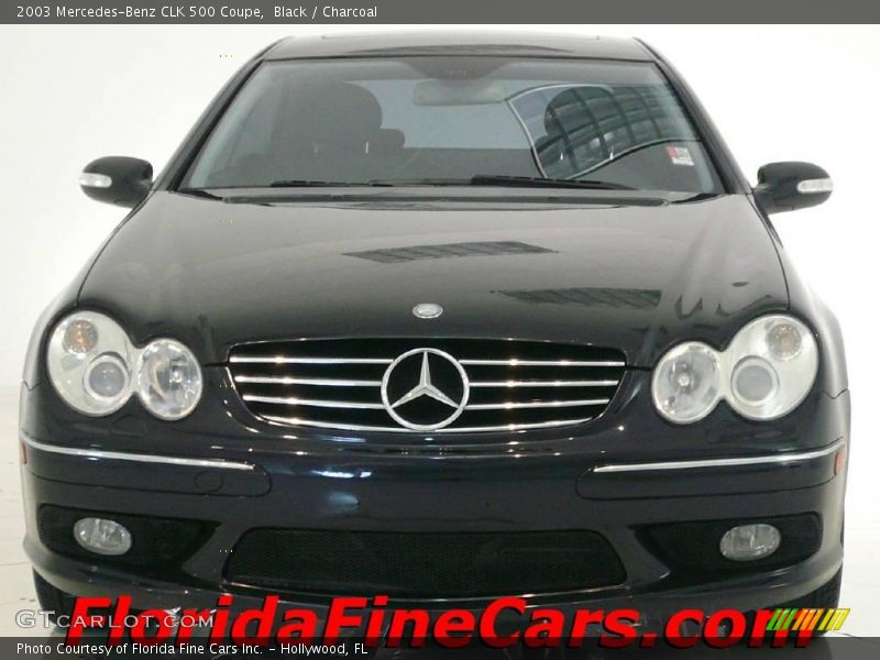 Black / Charcoal 2003 Mercedes-Benz CLK 500 Coupe