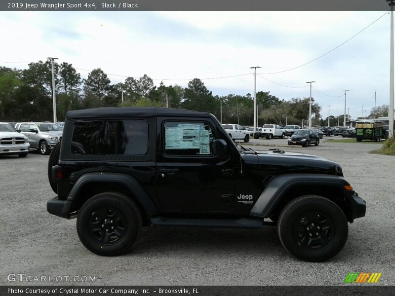 Black / Black 2019 Jeep Wrangler Sport 4x4