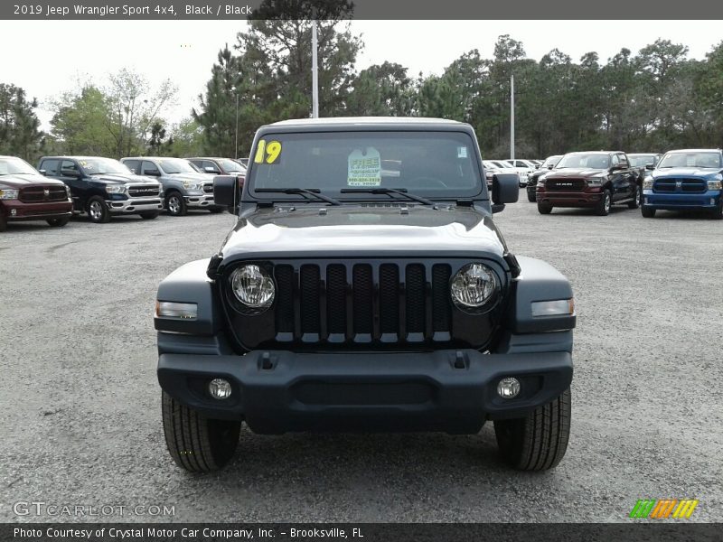 Black / Black 2019 Jeep Wrangler Sport 4x4