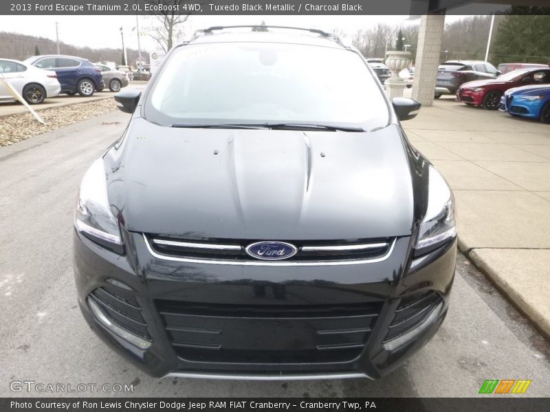Tuxedo Black Metallic / Charcoal Black 2013 Ford Escape Titanium 2.0L EcoBoost 4WD