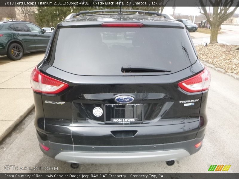 Tuxedo Black Metallic / Charcoal Black 2013 Ford Escape Titanium 2.0L EcoBoost 4WD