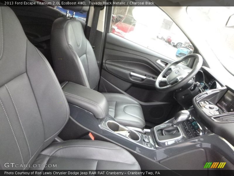 Tuxedo Black Metallic / Charcoal Black 2013 Ford Escape Titanium 2.0L EcoBoost 4WD