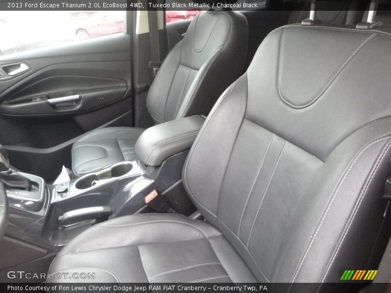Tuxedo Black Metallic / Charcoal Black 2013 Ford Escape Titanium 2.0L EcoBoost 4WD