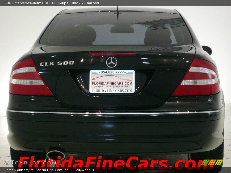 Black / Charcoal 2003 Mercedes-Benz CLK 500 Coupe