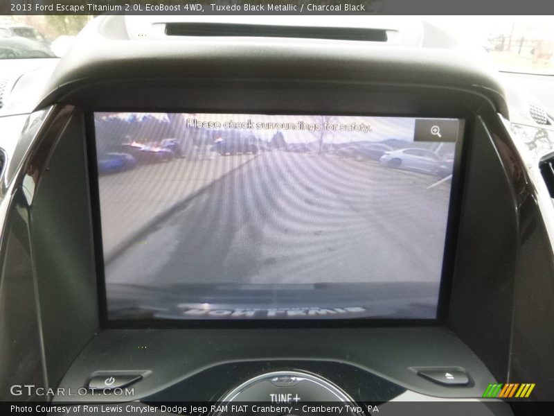 Tuxedo Black Metallic / Charcoal Black 2013 Ford Escape Titanium 2.0L EcoBoost 4WD