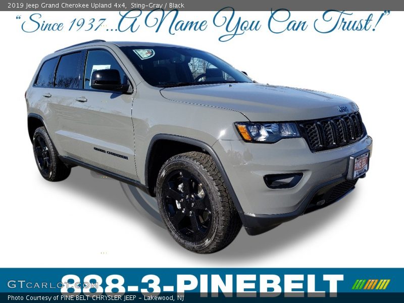 Sting-Gray / Black 2019 Jeep Grand Cherokee Upland 4x4
