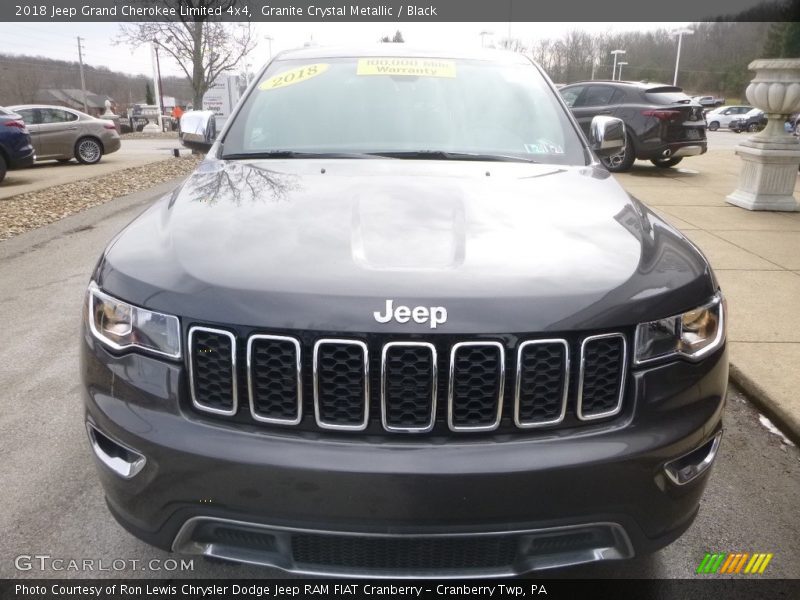 Granite Crystal Metallic / Black 2018 Jeep Grand Cherokee Limited 4x4