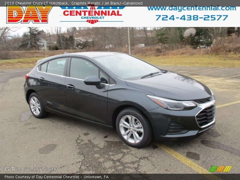 Graphite Metallic / Jet Black/­Galvanized 2019 Chevrolet Cruze LT Hatchback