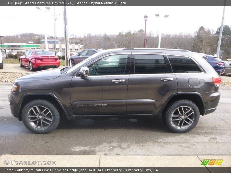 Granite Crystal Metallic / Black 2018 Jeep Grand Cherokee Limited 4x4