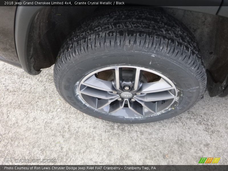 Granite Crystal Metallic / Black 2018 Jeep Grand Cherokee Limited 4x4