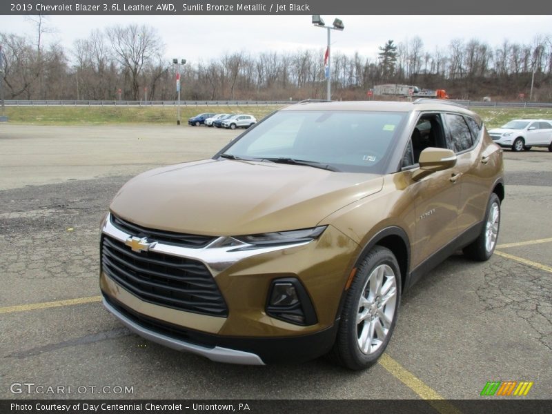 Sunlit Bronze Metallic / Jet Black 2019 Chevrolet Blazer 3.6L Leather AWD
