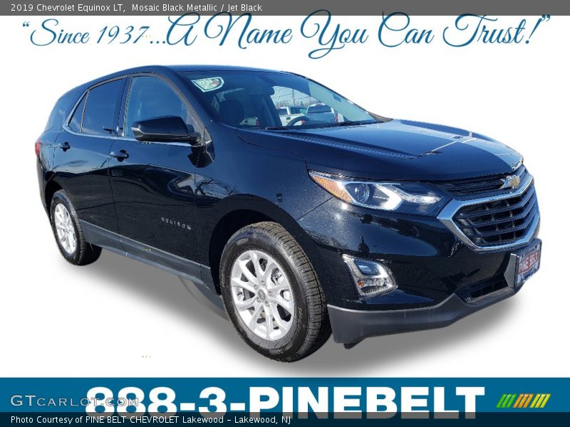 Mosaic Black Metallic / Jet Black 2019 Chevrolet Equinox LT