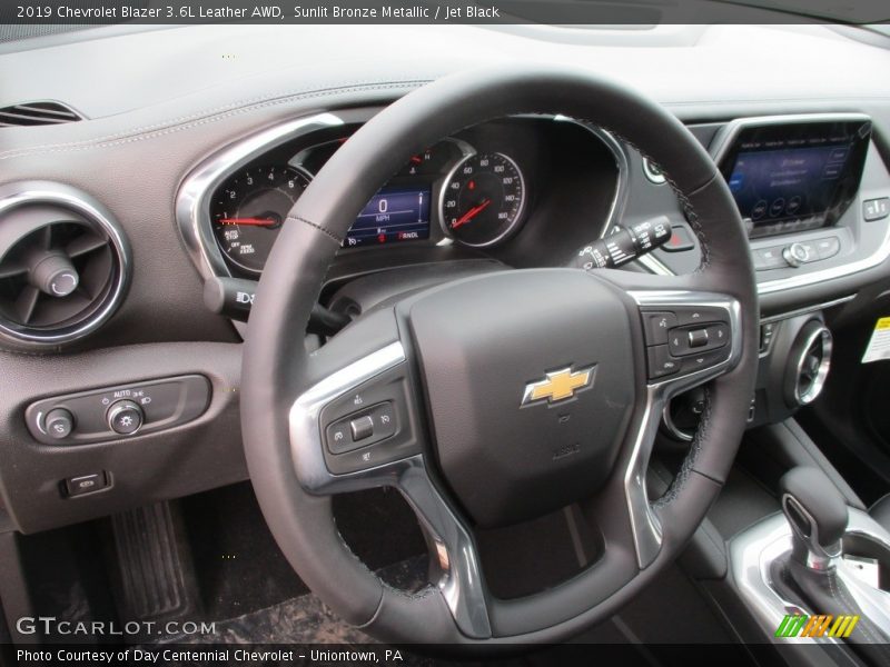 Sunlit Bronze Metallic / Jet Black 2019 Chevrolet Blazer 3.6L Leather AWD