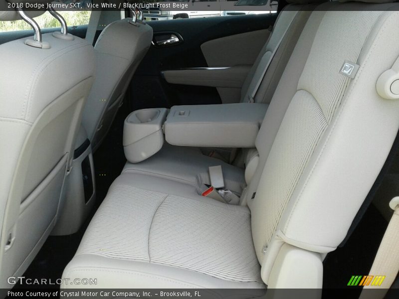 Vice White / Black/Light Frost Beige 2018 Dodge Journey SXT