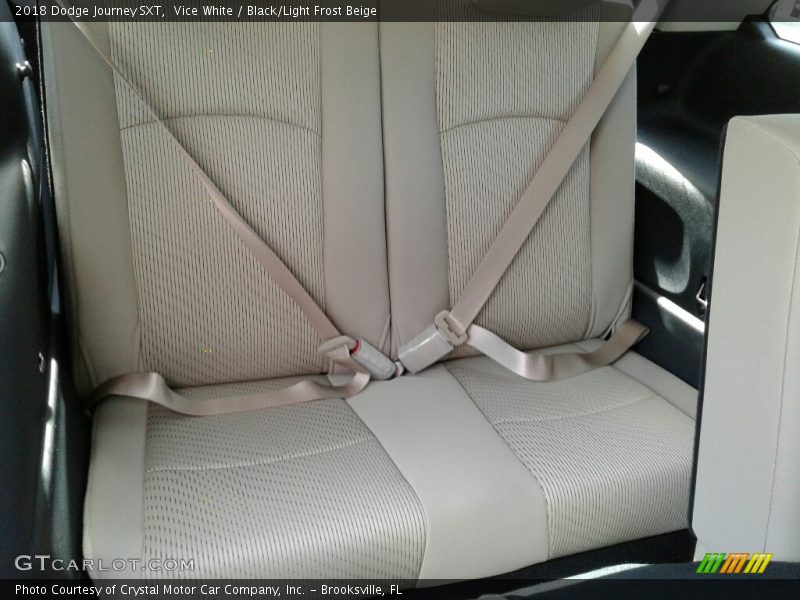 Vice White / Black/Light Frost Beige 2018 Dodge Journey SXT