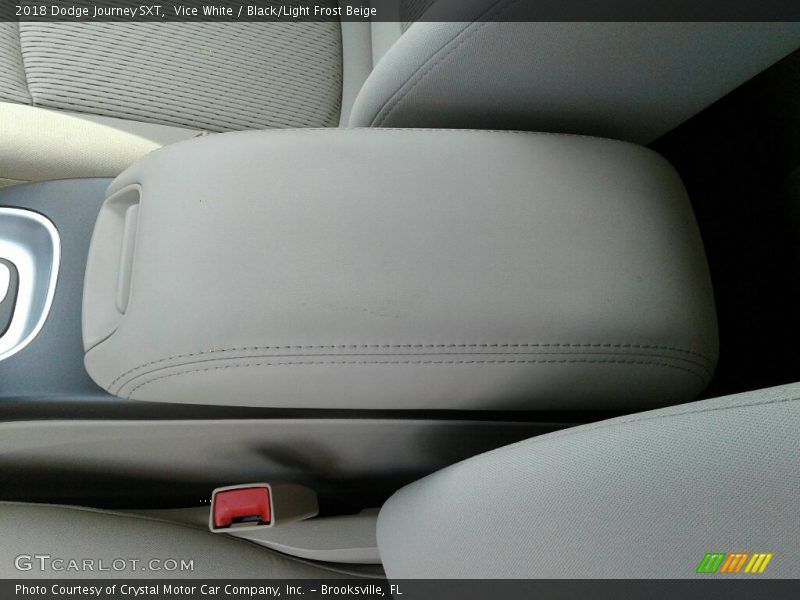 Vice White / Black/Light Frost Beige 2018 Dodge Journey SXT