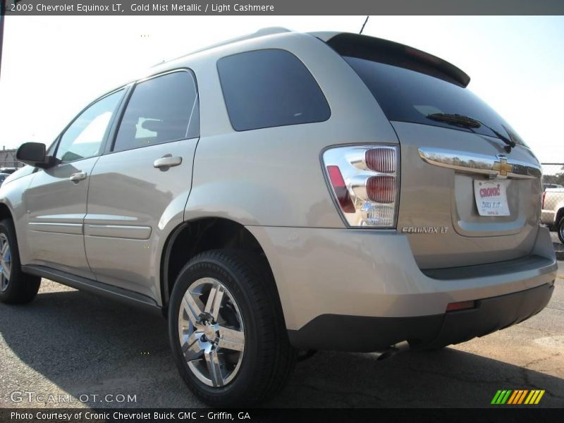 Gold Mist Metallic / Light Cashmere 2009 Chevrolet Equinox LT