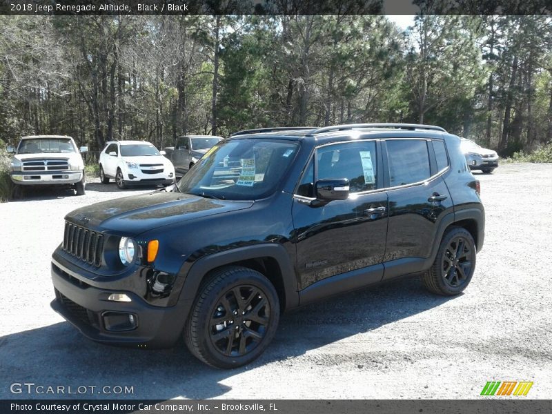 Black / Black 2018 Jeep Renegade Altitude