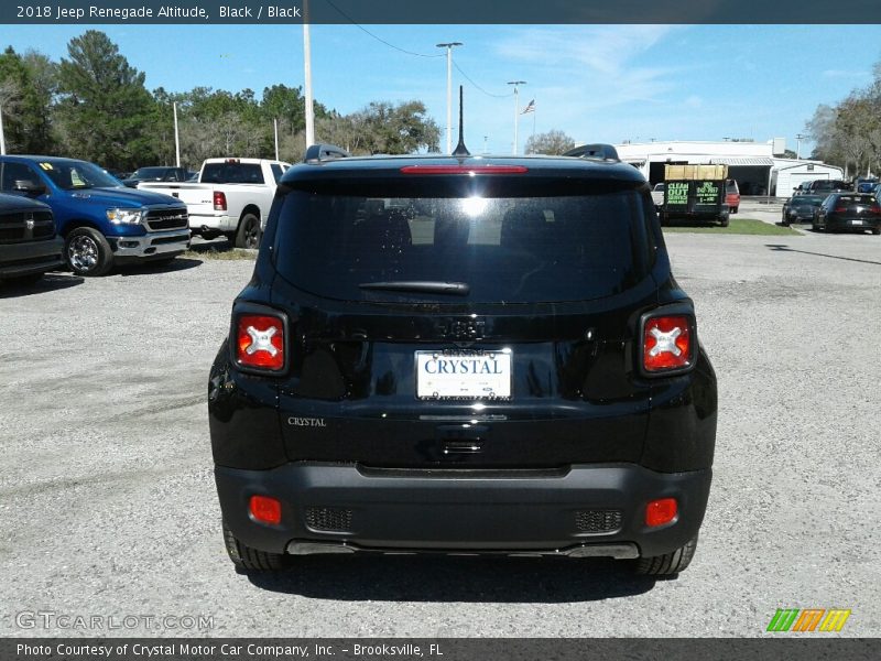 Black / Black 2018 Jeep Renegade Altitude