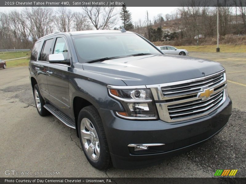 Satin Steel Metallic / Jet Black 2019 Chevrolet Tahoe Premier 4WD