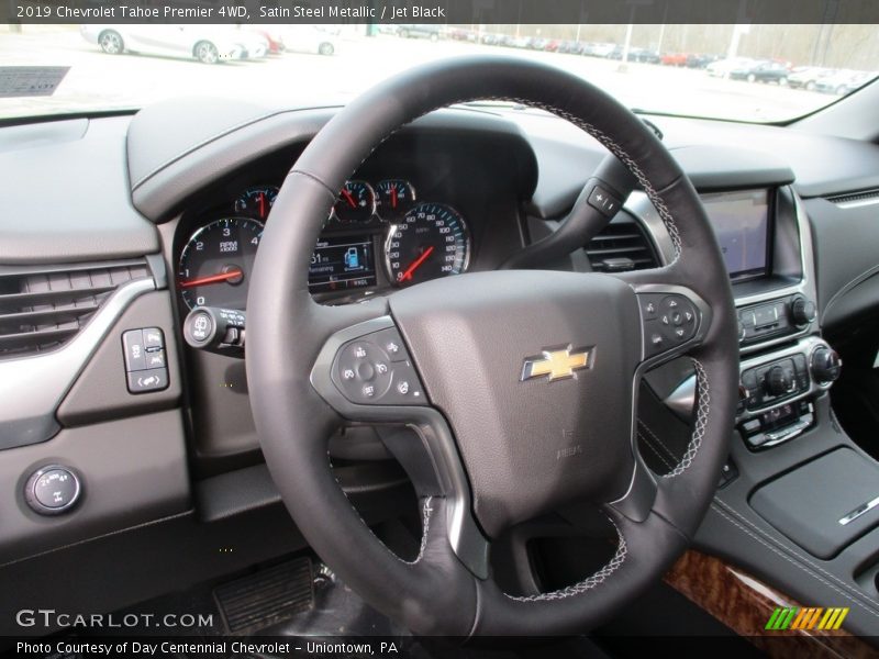 Satin Steel Metallic / Jet Black 2019 Chevrolet Tahoe Premier 4WD