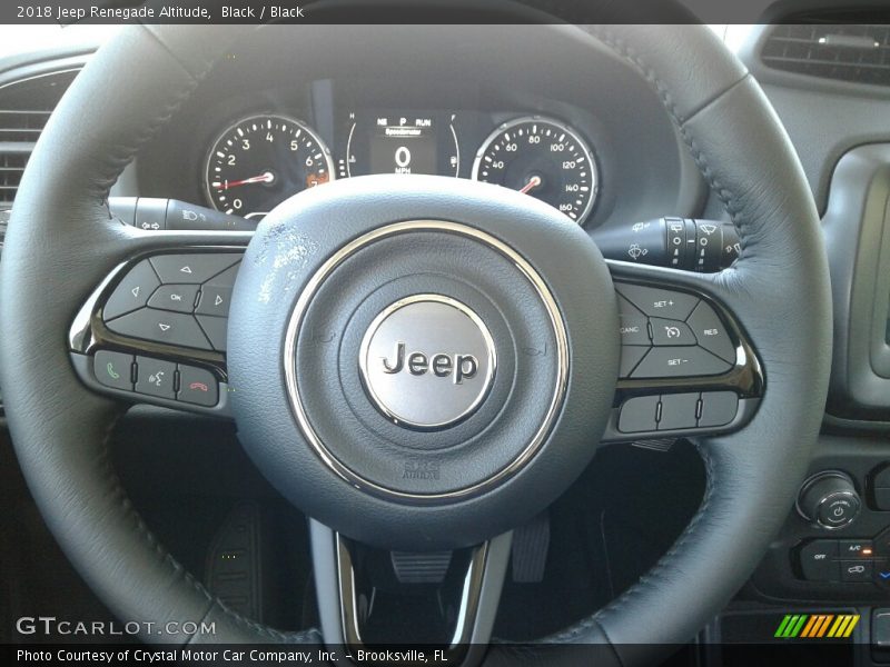 Black / Black 2018 Jeep Renegade Altitude