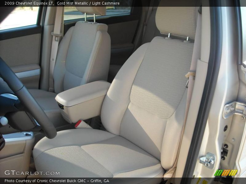 Gold Mist Metallic / Light Cashmere 2009 Chevrolet Equinox LT