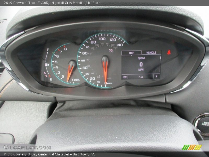 Nightfall Gray Metallic / Jet Black 2019 Chevrolet Trax LT AWD