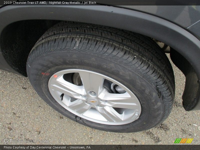 Nightfall Gray Metallic / Jet Black 2019 Chevrolet Trax LT AWD