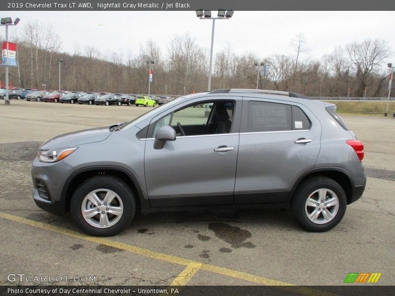 Nightfall Gray Metallic / Jet Black 2019 Chevrolet Trax LT AWD