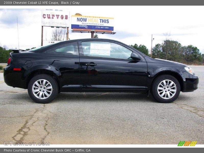 Black / Gray 2009 Chevrolet Cobalt LS XFE Coupe