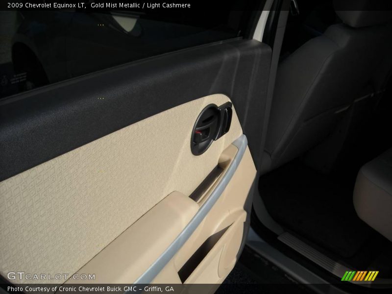 Gold Mist Metallic / Light Cashmere 2009 Chevrolet Equinox LT