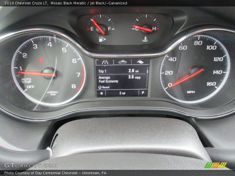 Mosaic Black Metallic / Jet Black/­Galvanized 2019 Chevrolet Cruze LT