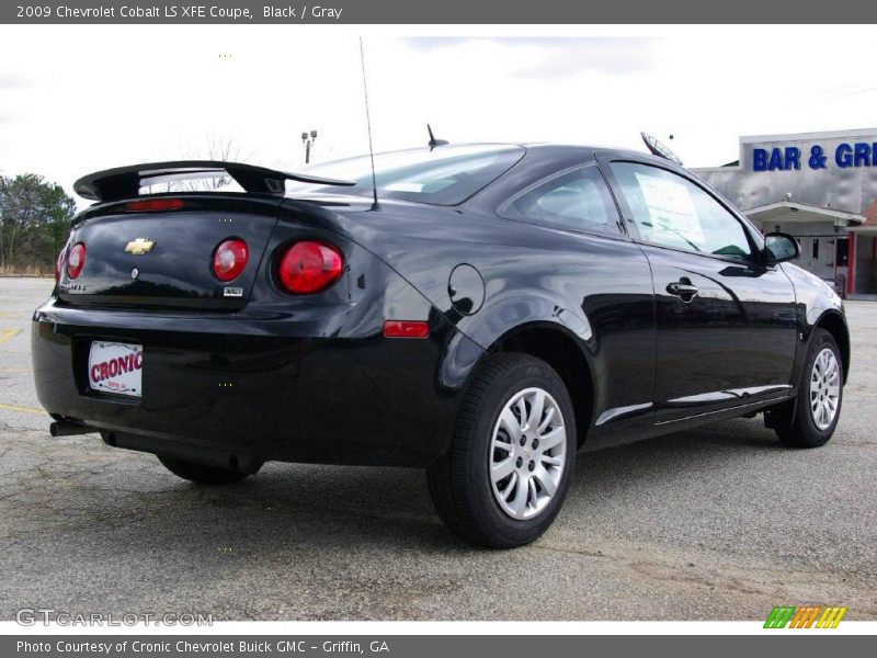 Black / Gray 2009 Chevrolet Cobalt LS XFE Coupe