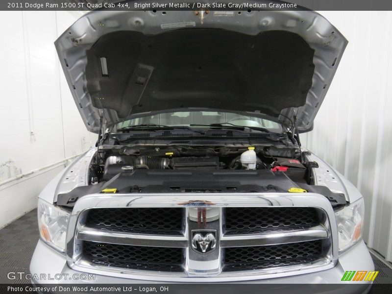 Bright Silver Metallic / Dark Slate Gray/Medium Graystone 2011 Dodge Ram 1500 ST Quad Cab 4x4