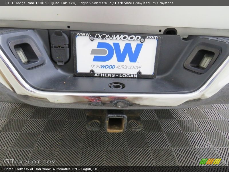 Bright Silver Metallic / Dark Slate Gray/Medium Graystone 2011 Dodge Ram 1500 ST Quad Cab 4x4
