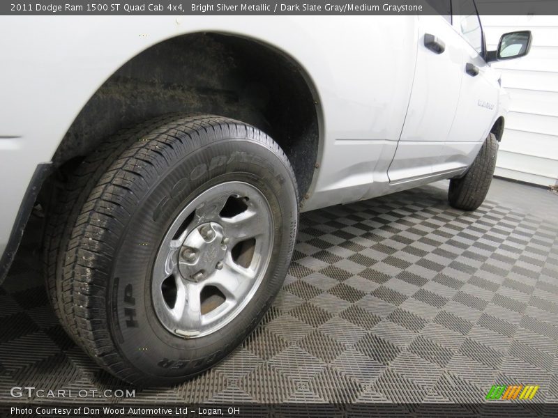 Bright Silver Metallic / Dark Slate Gray/Medium Graystone 2011 Dodge Ram 1500 ST Quad Cab 4x4