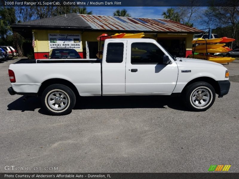 Oxford White / Medium Dark Flint 2008 Ford Ranger XL SuperCab