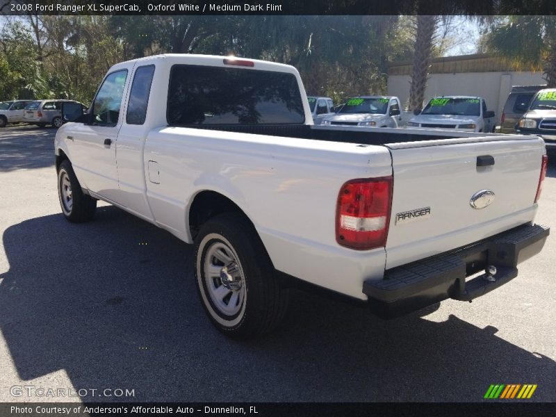Oxford White / Medium Dark Flint 2008 Ford Ranger XL SuperCab