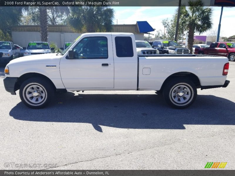 Oxford White / Medium Dark Flint 2008 Ford Ranger XL SuperCab