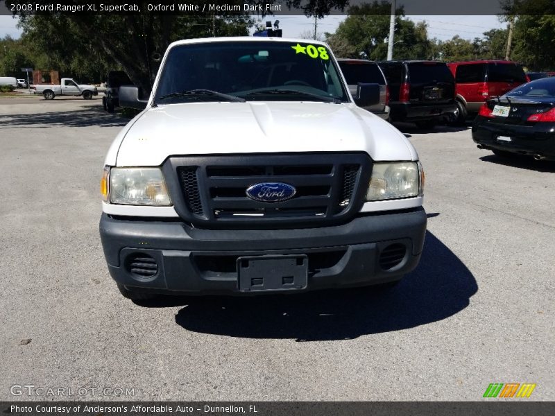 Oxford White / Medium Dark Flint 2008 Ford Ranger XL SuperCab