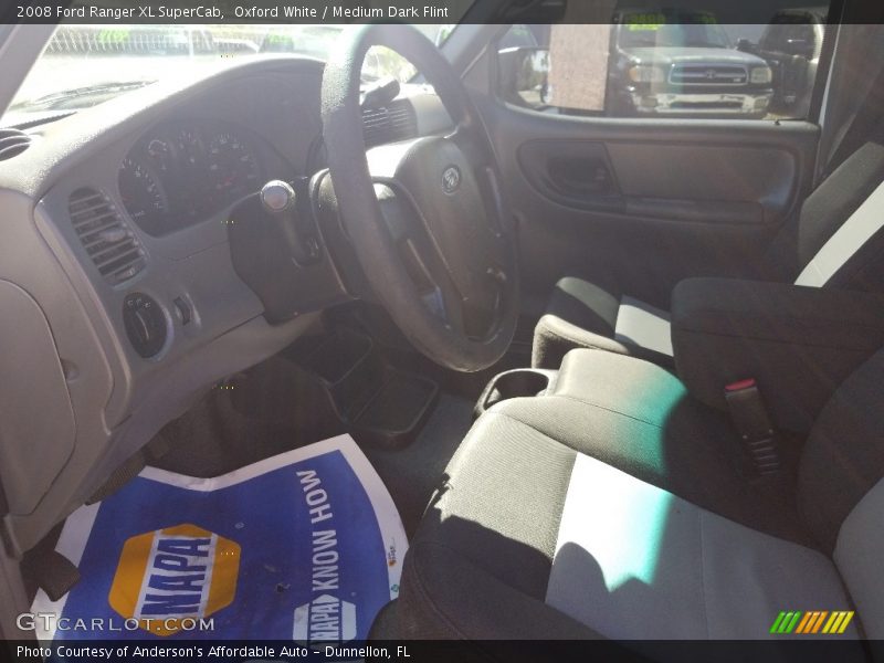 Oxford White / Medium Dark Flint 2008 Ford Ranger XL SuperCab