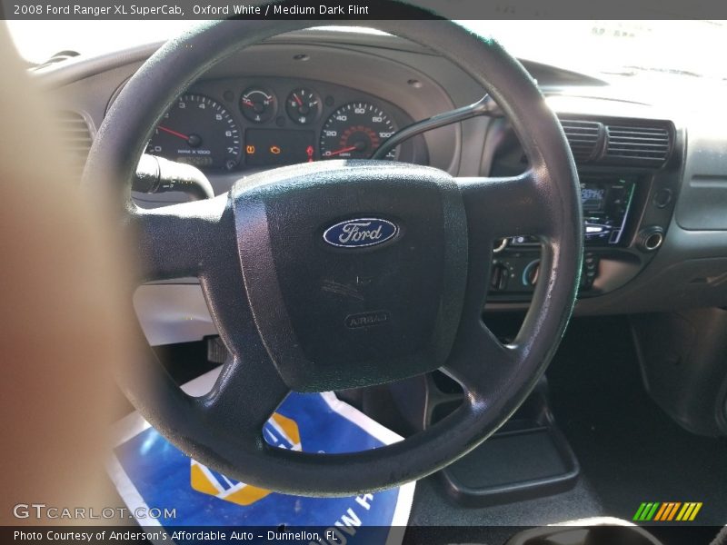 Oxford White / Medium Dark Flint 2008 Ford Ranger XL SuperCab