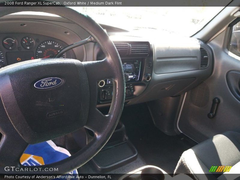Oxford White / Medium Dark Flint 2008 Ford Ranger XL SuperCab
