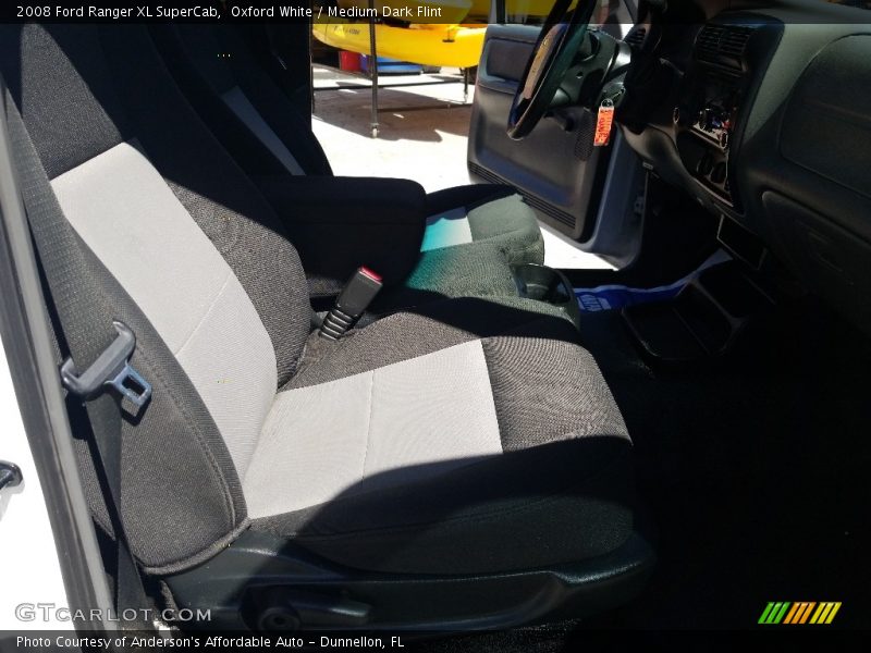 Oxford White / Medium Dark Flint 2008 Ford Ranger XL SuperCab